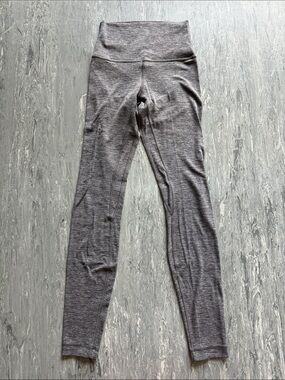 Lululemon Heathered Gray High-Rise 28’ Align Leggings